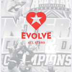Evolve All Stars cheerleading makeup glitter girl
