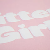 GG Pink Hoodie with White Puff