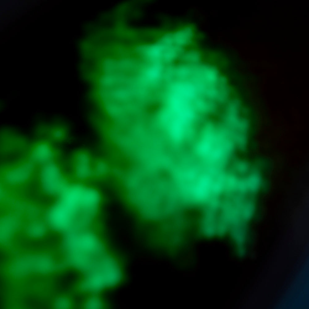 Glow in the dark glitter for hair and face