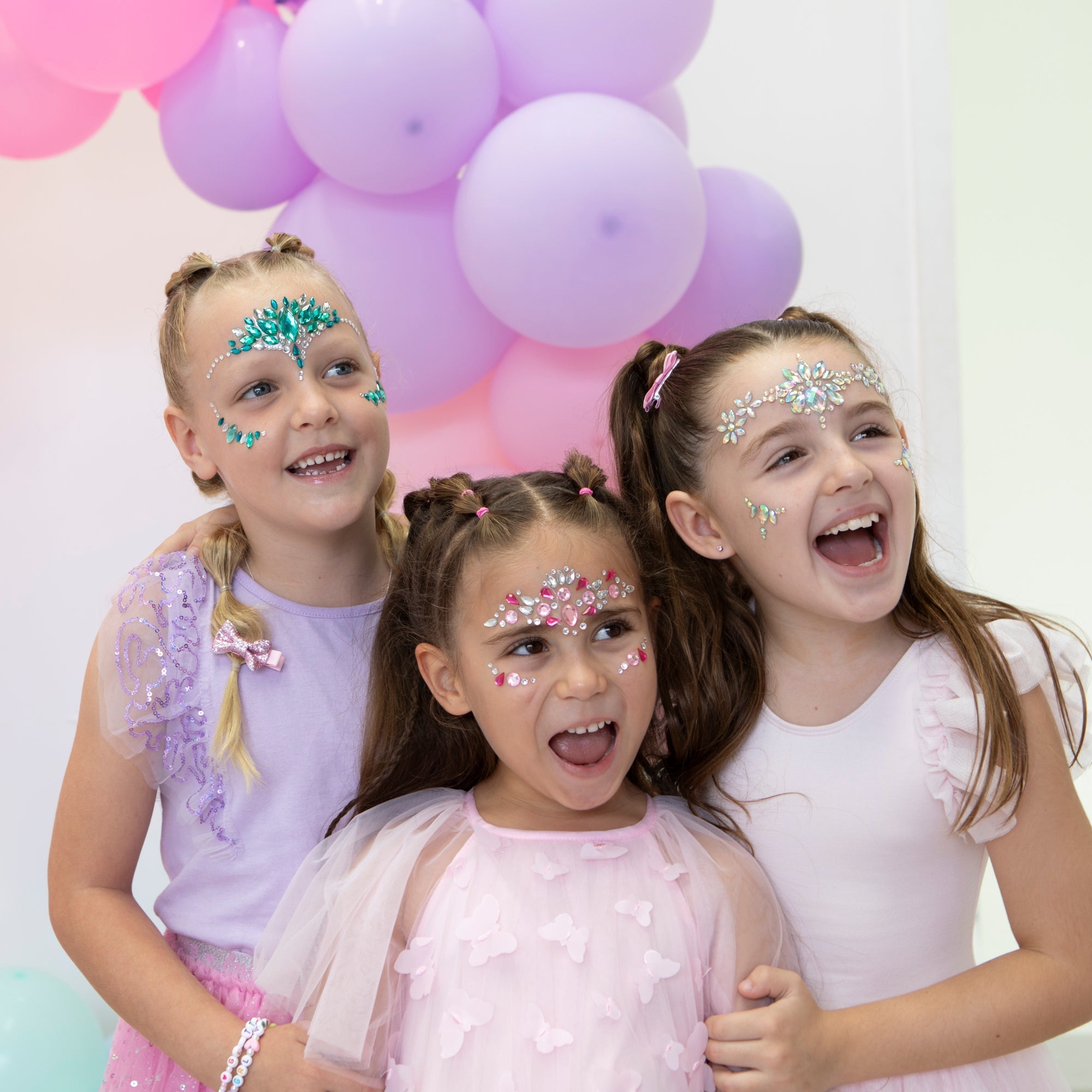 Kidchella Sparkle: Introducing Our Brand-New Glitter Girl Unicorn Face Gems!