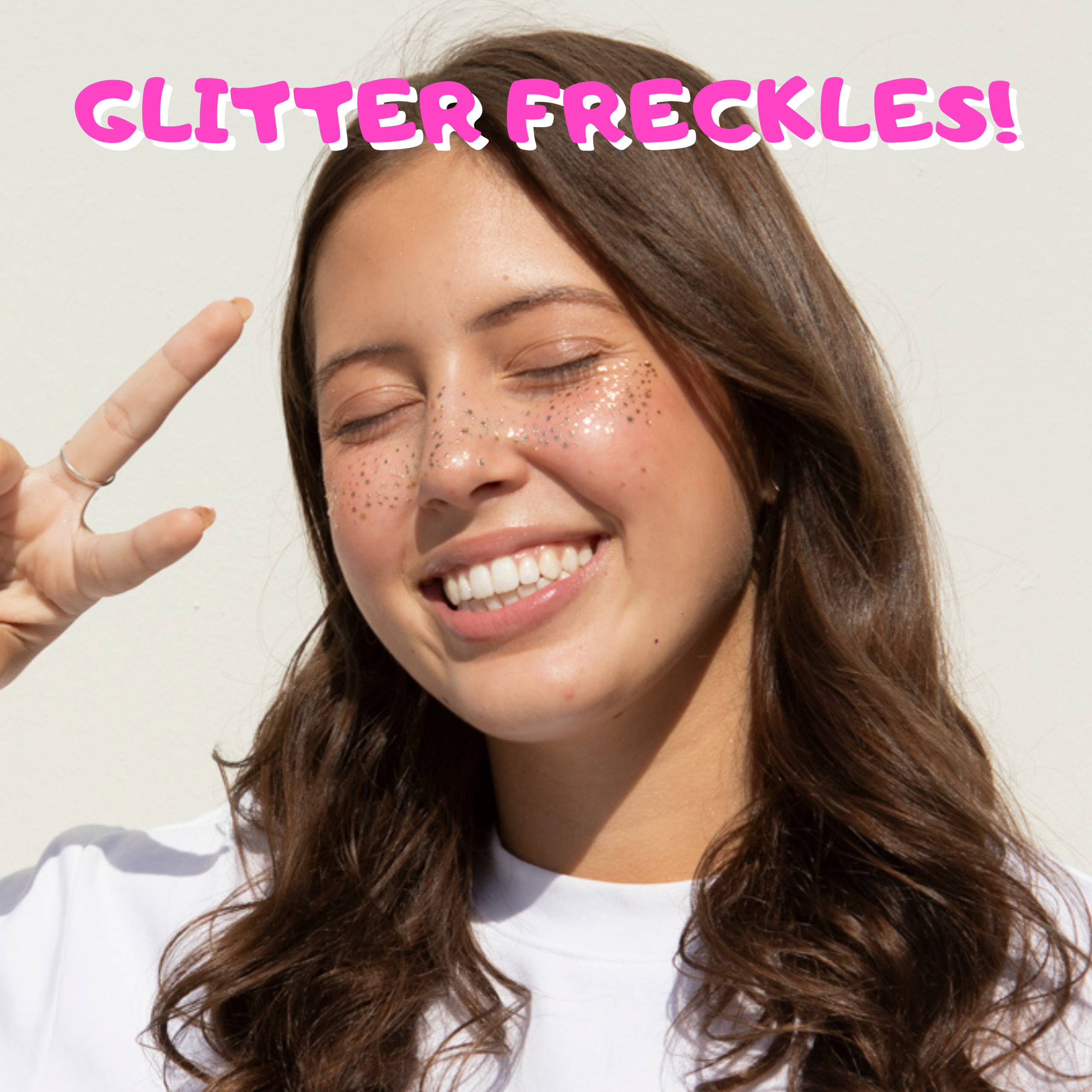 How to Add Sparkle to Your Everyday Makeup Routine with GLITTER FRECKLES by Glitter Girl