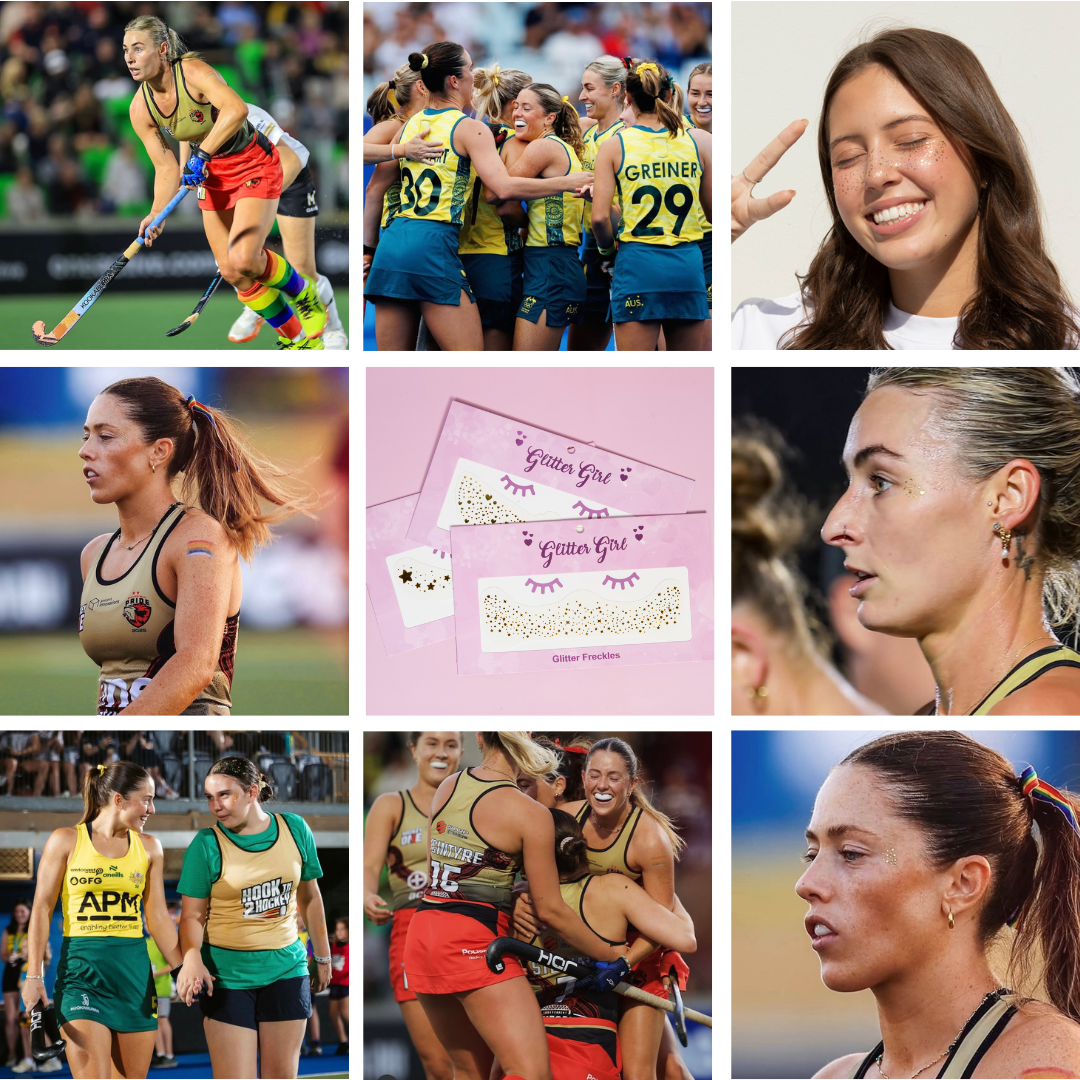 Girls Supporting Girls: Glitter Girl x The Hockeyroos