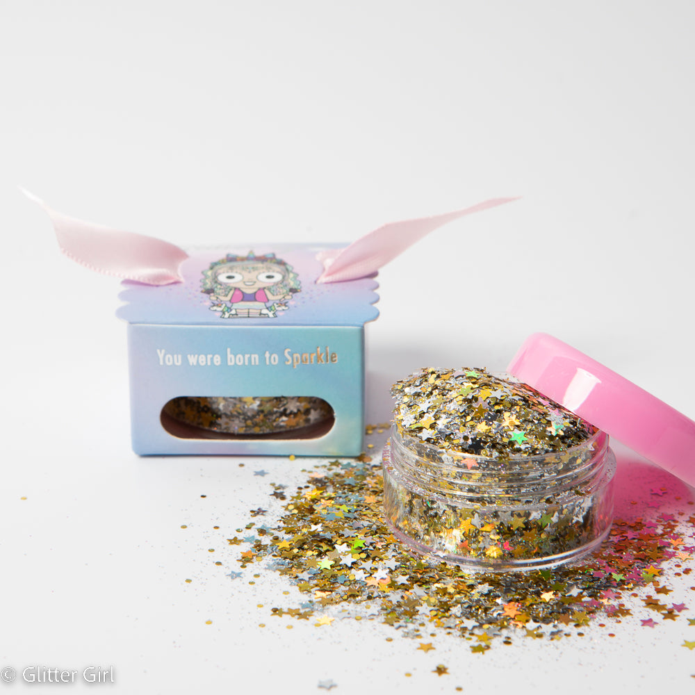 1000 stars eco glitter