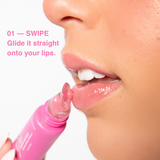 Peptide Lip Glaze Duo – Vanilla + Strawberry