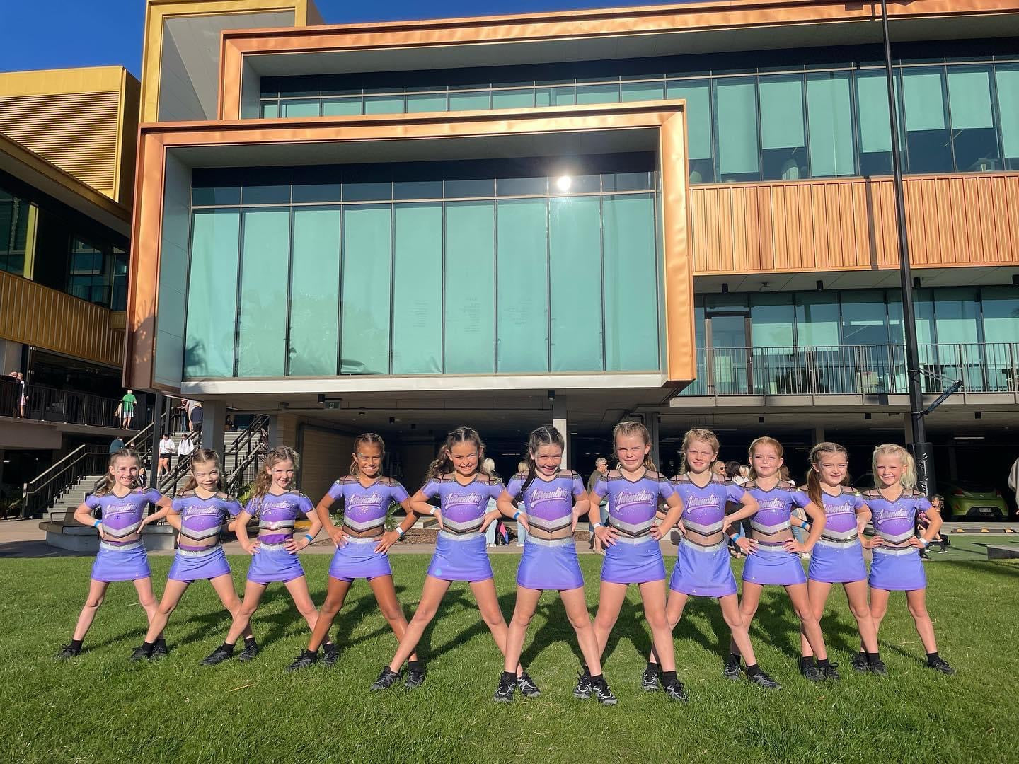 Adrenaline Cheer Elite Lismore Cheer makeup