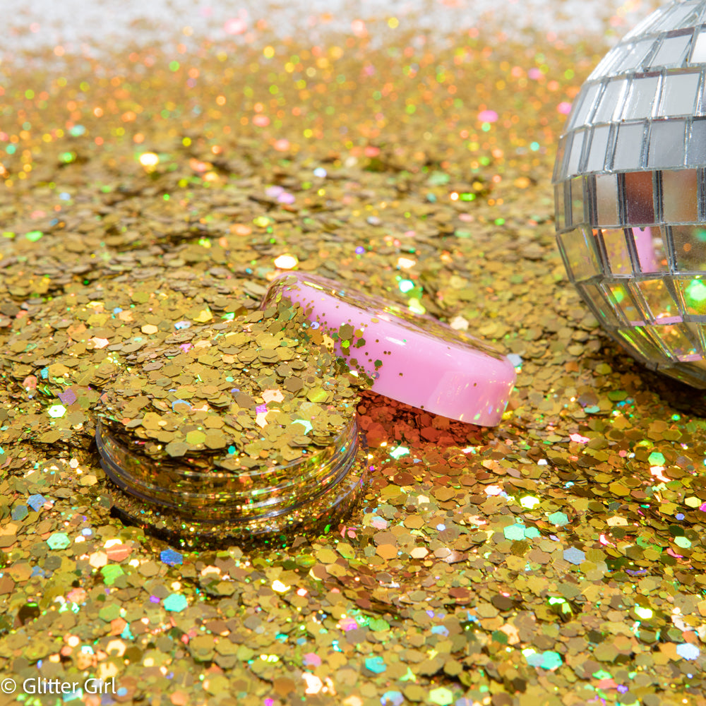 Disco Nap Gold Festival Glitter