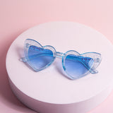 Sparkling Heart Kids Sunglasses. Enchanted Blue