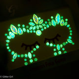 Unicorn Face Gems - Enchanted. Glow in the dark.