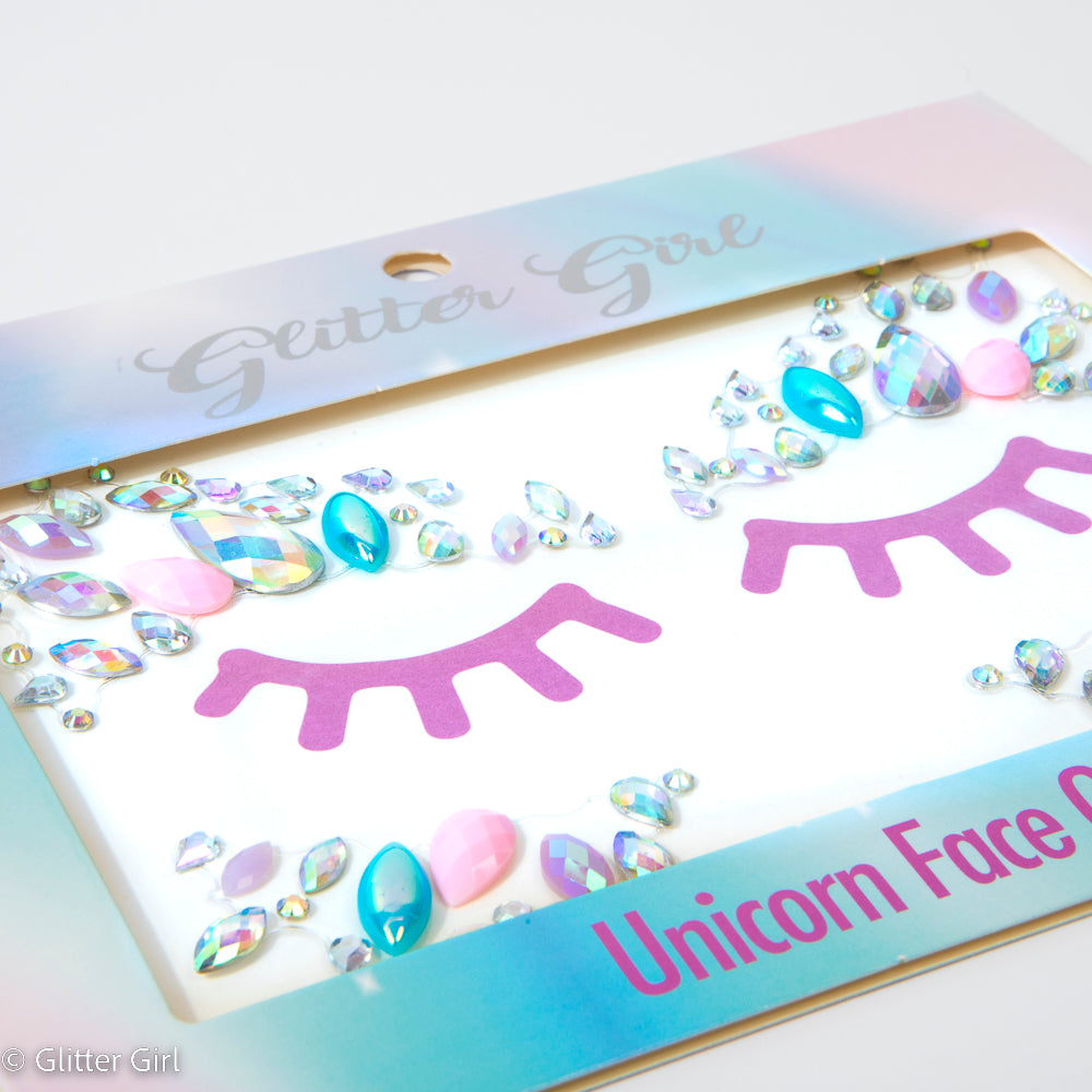 Unicorn Face Gems - Pastel Cutie