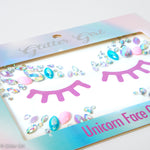 Unicorn Face Gems - Pastel Cutie