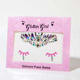 Unicorn Face Gems - Snowflake
