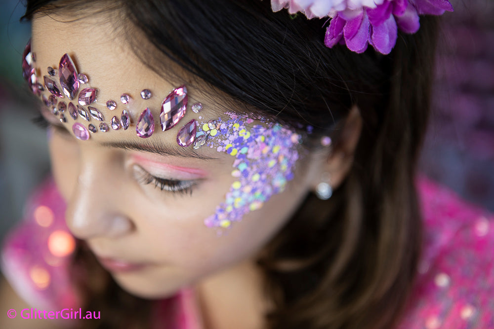 Glitter Girl kids makeup