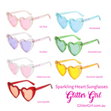 Sparkling Heart Womens Sunglasses. Custom Club Colour. For Bulk orders.