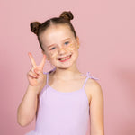 Before and after applying Glitter Girl Glitter Freckles - instant shimmer freckles for a magical glow