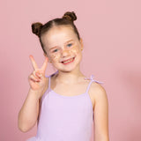Before and after applying Glitter Girl Glitter Freckles - instant shimmer freckles for a magical glow