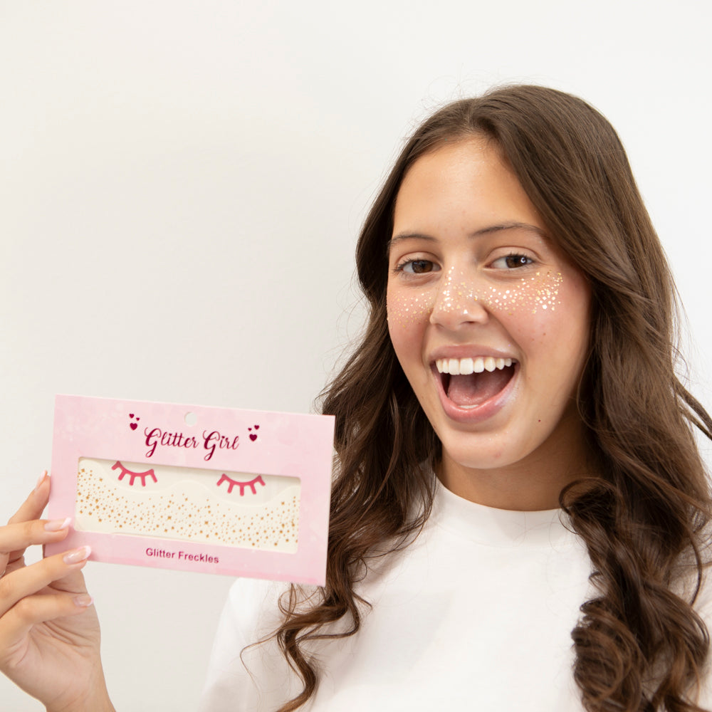How to apply Glitter Freckles