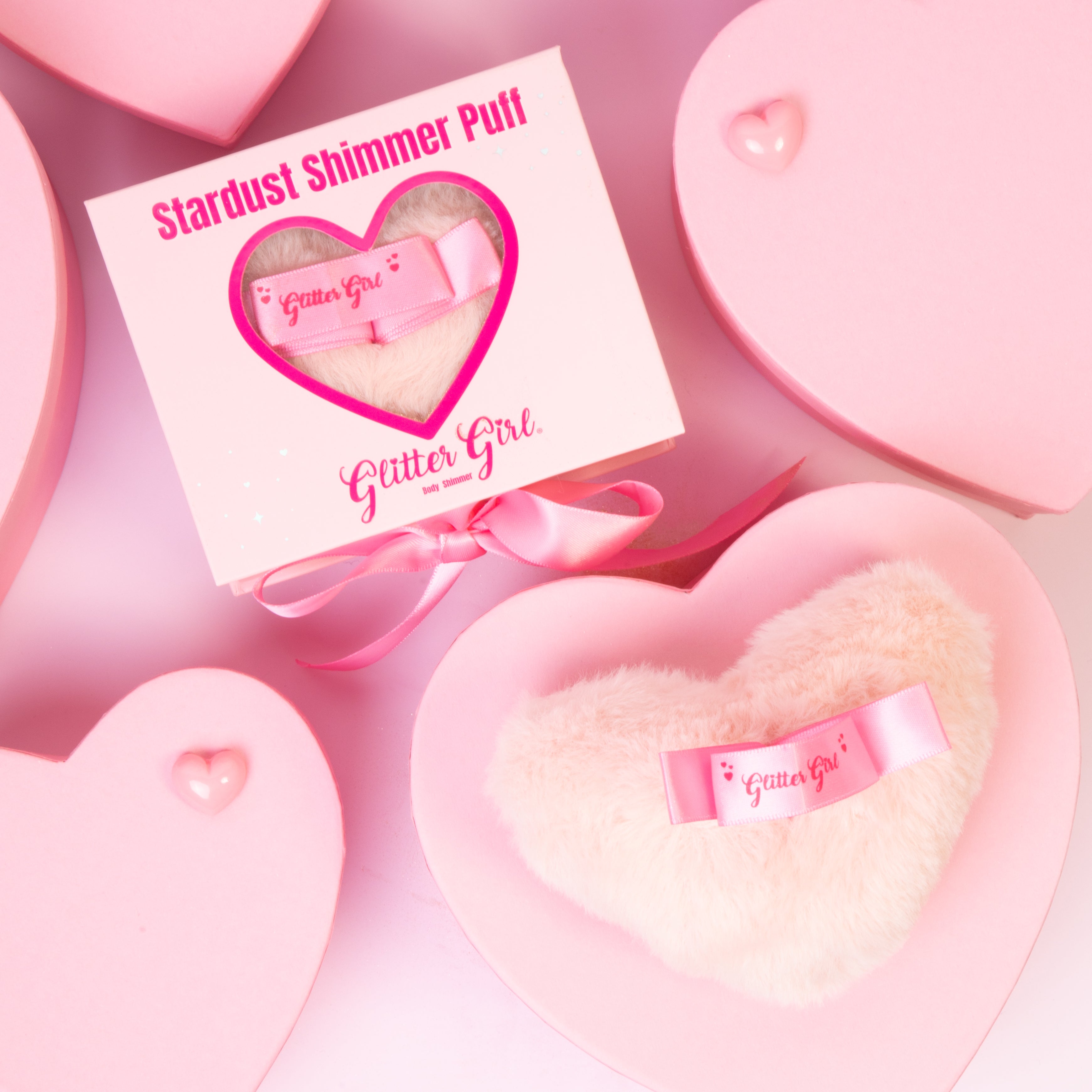 Stardust Shimmer Puff Love Heart Edition