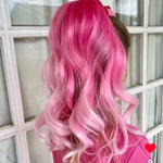 pink ponytail