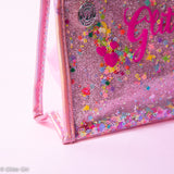 clear glitter makeup bag