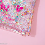 clear glitter makeup bag