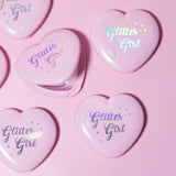 Pink Heart Pocket Mirror - Choose your fave shade.