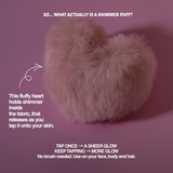 Stardust Shimmer Puff Love Heart Edition – Mini