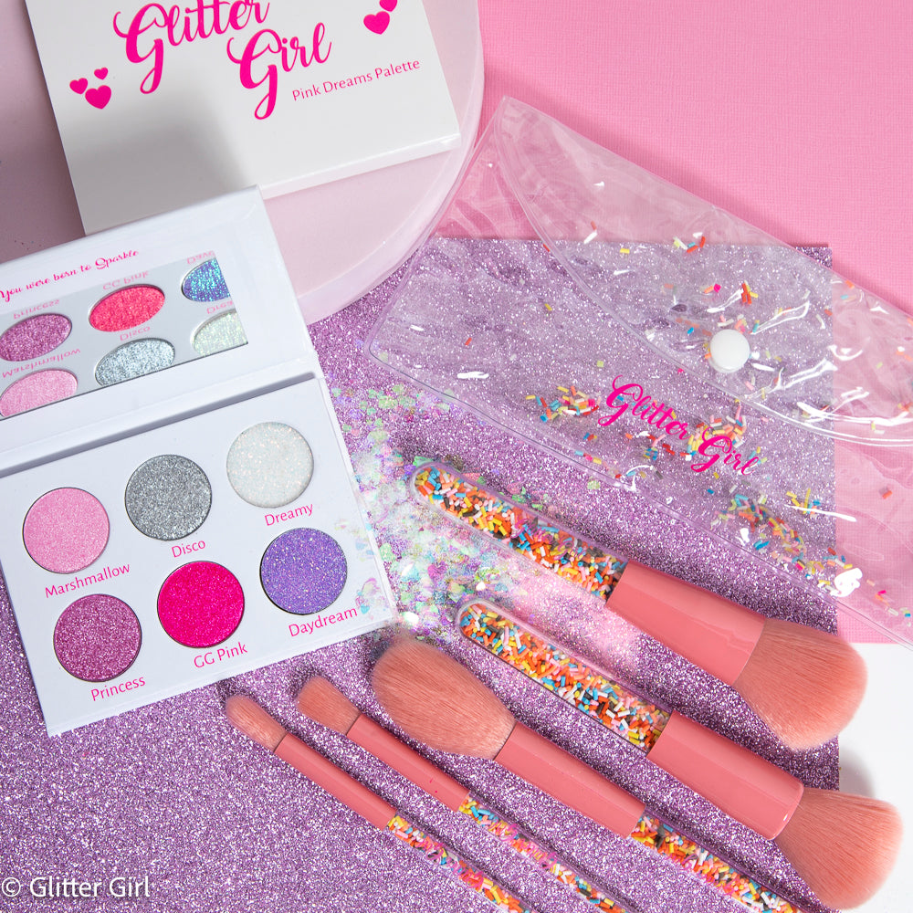 Pink Dreams Palette & Makeup Brush Set