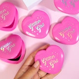 Pink Heart Pocket Mirror