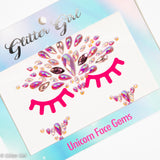 Unicorn Face Gems - Purple Party