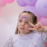 Unicorn Face Gems - Purple Party
