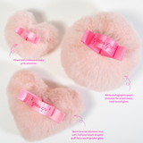 The Stardust Shimmer Puff Trio Set | Pearl, Bronze & Pink