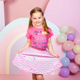 Sparkling sequinned GG Skirt in Fairy Floss