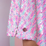 Sparkling sequinned GG Skirt in Fairy Floss