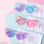 Funfetti Glitter Heart Sunglasses