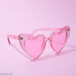 GG Pink Glitter Heart Sunglasses