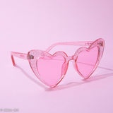 GG Pink Glitter Heart Sunglasses