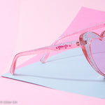 Funfetti Glitter Heart Sunglasses