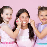 Mini Shimmer puff Glitter Girl. Eco-friendly shimmer puff that adds a luminous, soft glow to the skin for an all-day radiance.